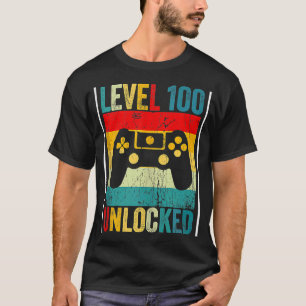 100 Tage Game-Spiel auf Schulstufe T-Shirt