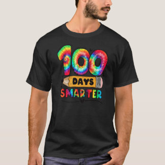 100 Tage Gefärbte Krawatte Lehrer Kinder 100 Tage T-Shirt
