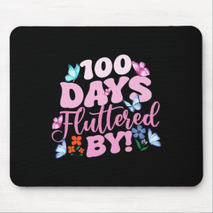 100 Tage geflattert durch den 100. Schultag Butter Mousepad