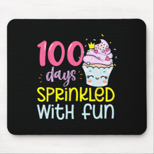 100 Tage geteilt mit Fun Cupcake 100. Tag der S Mousepad