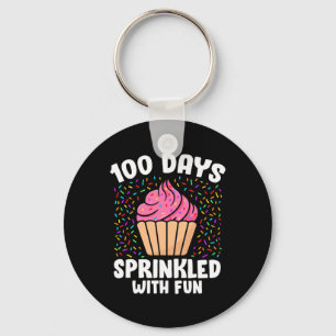 100 Tage geteilt mit Fun Cupcake 100. Tag der S Schlüsselanhänger
