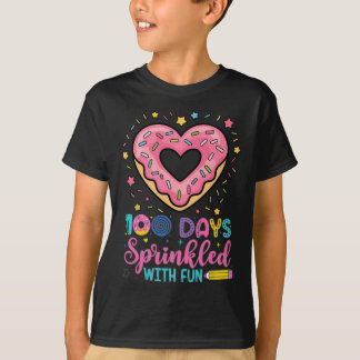 100 Tage geteilt mit Fun Cupcake 100. Tag der S T-Shirt
