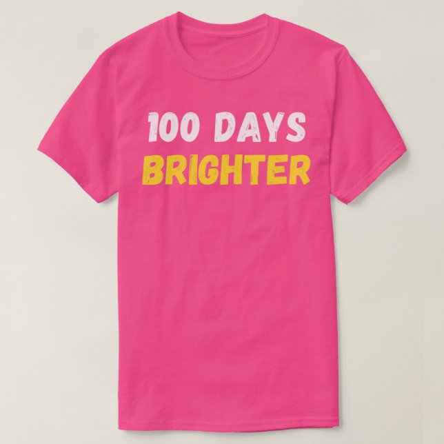 100 Tage heller100 Schultage T-Shirt (Design vorne)