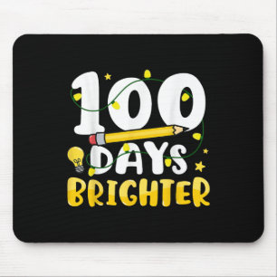 100 Tage heller 100. Schultag 100 Tage Mousepad