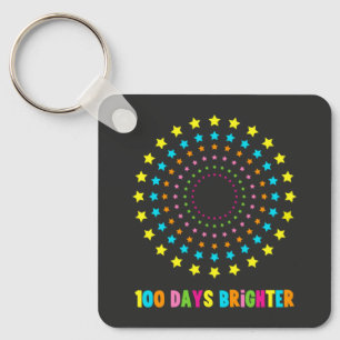 100 Tage heller 100. Schultag Schlüsselanhänger