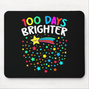 100 Tage heller Glücklicher 100. Schultag Lehrer Mousepad