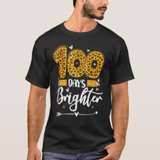 100 Tage heller Lehrer Schüler 100 Tage Schule T-Shirt