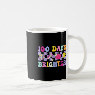 100 Tage Hellere Retro-Disco 100. Schultag Kaffeetasse