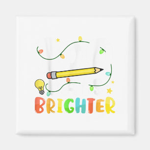 100 Tage Hellerer glücklicher 100. Schultag Magnet