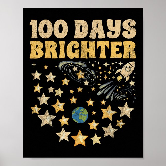 100 Tage Hellerkinder 100. Schulsterne Poster (Vorne)