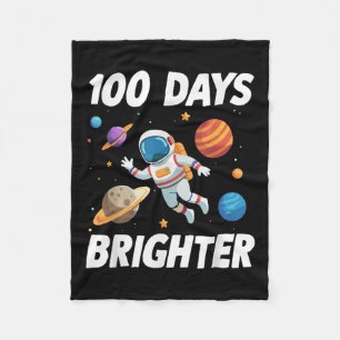 100 Tage Helligraumastronaut 100. Tag Fleecedecke