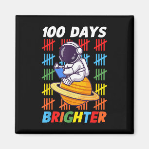 100 Tage Helligraumastronaut 100. Tag Magnet