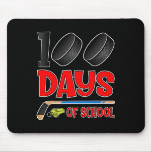 100 Tage Hockey Schüler Kinder Lehrer Mousepad