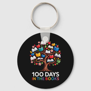 100 Tage im Buch Leselhrer 100. Tag Schlüsselanhänger