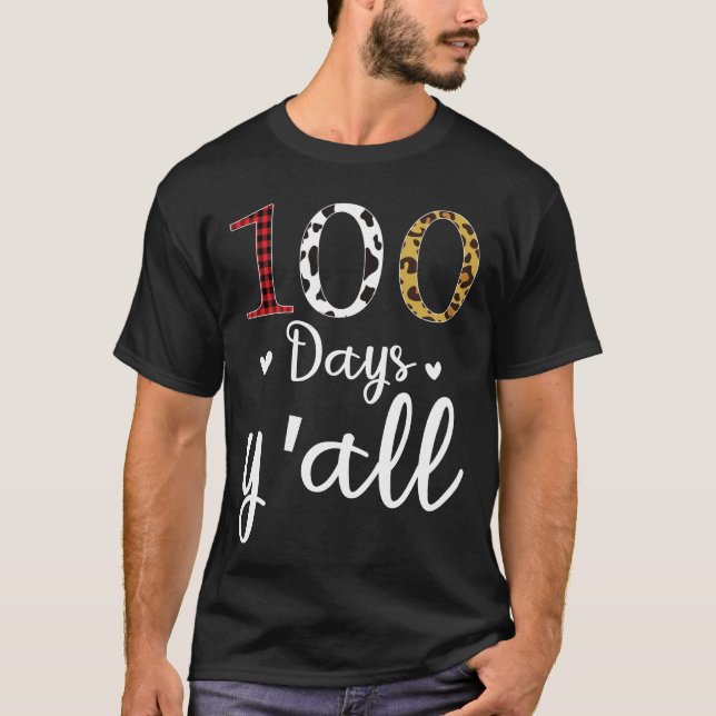 100 Tage im Jahr T-Shirt (Vorderseite)