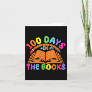 100 Tage in Büchern, die Lehrerin lesen 100 Tage Karte
