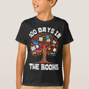 100 Tage in Büchern, die Lehrerin lesen 100 Tage T-Shirt