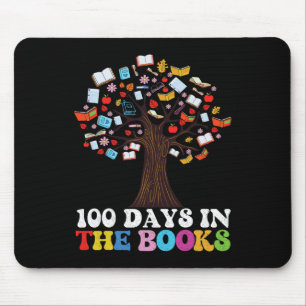 100 Tage in den Büchern, die den Lehrer lesen, 100 Mousepad