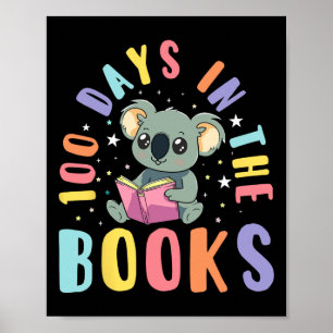 100 Tage in den Büchern Koala lesen 100 Tage von S Poster