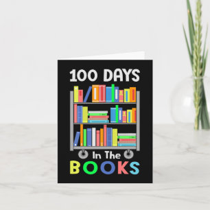 100 Tage in den Büchern Lesen Bibliothekarische Le Karte