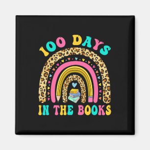 100 Tage in den Büchern Regenbogen lesen Lehrer Li Magnet