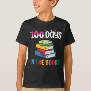 100 Tage in den Büchern Schulbibliothekarin T-Shirt