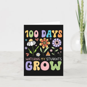 100 Tage, in denen ich meine Schüler lustig süß Bo Karte