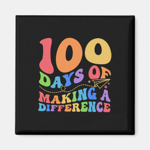 100 Tage, in denen man den 100. Schultee anders ma Magnet
