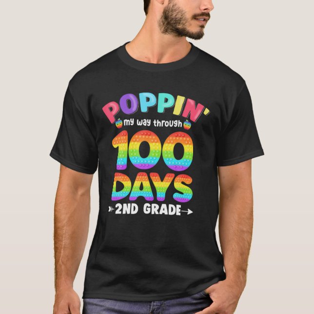 100 Tage in der 2. Klasse T-Shirt (Vorderseite)
