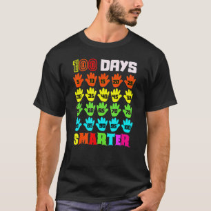 100 Tage intelligenter 100. Schultag Lehrer Kinder T-Shirt