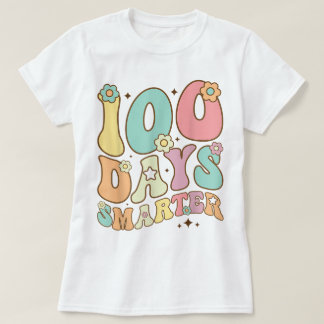 100 Tage intelligenter 100. Schultag Lehrer Mädche T-Shirt
