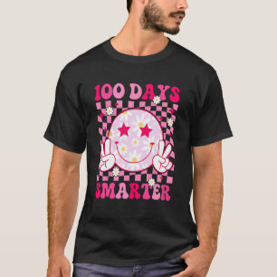 100 Tage intelligenter 100. Schultag Smiley Gesich T-Shirt