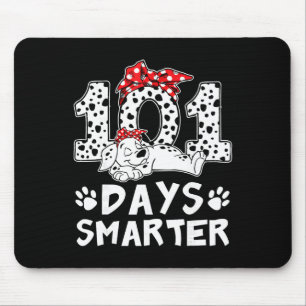 100 Tage intelligenter 101 Tage Schule Süßer Hund Mousepad