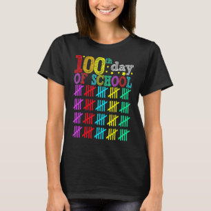 100 Tage intelligenter Glücklicher 100. Schultag S T-Shirt