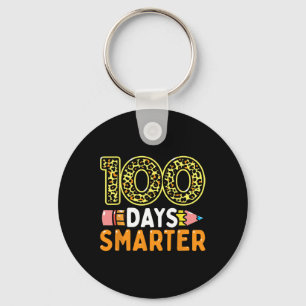 100 Tage intelligenter Lehrer oder Student 100. Ta Schlüsselanhänger