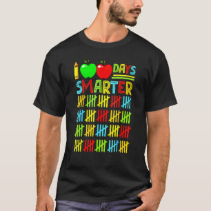 100 Tage intelligenter Lehrer oder Student 100. Ta T-Shirt