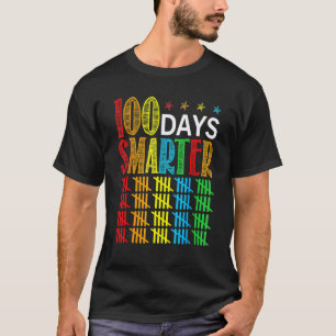 100 Tage intelligenterer glücklicher 100. Schultag T-Shirt