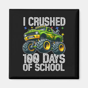 100 Tage intelligenterer Monstertruck 100 Tage Sch Magnet
