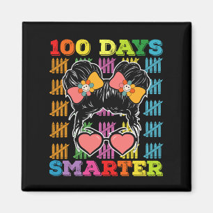 100 Tage intelligenterer unordentlicher Dutt 100.  Magnet