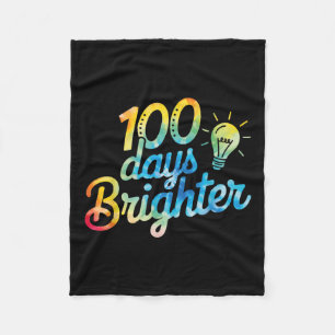 100 Tage Jüngster Lehrer Kinder 100 Tage Fleecedecke