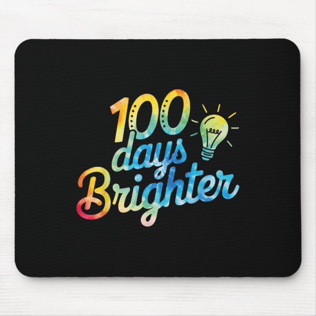 100 Tage Jüngster Lehrer Kinder 100 Tage Mousepad (Vorne)