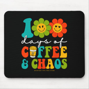 100 Tage Kaffee & Amp; Chaoslehrer 100 Tage Mousepad