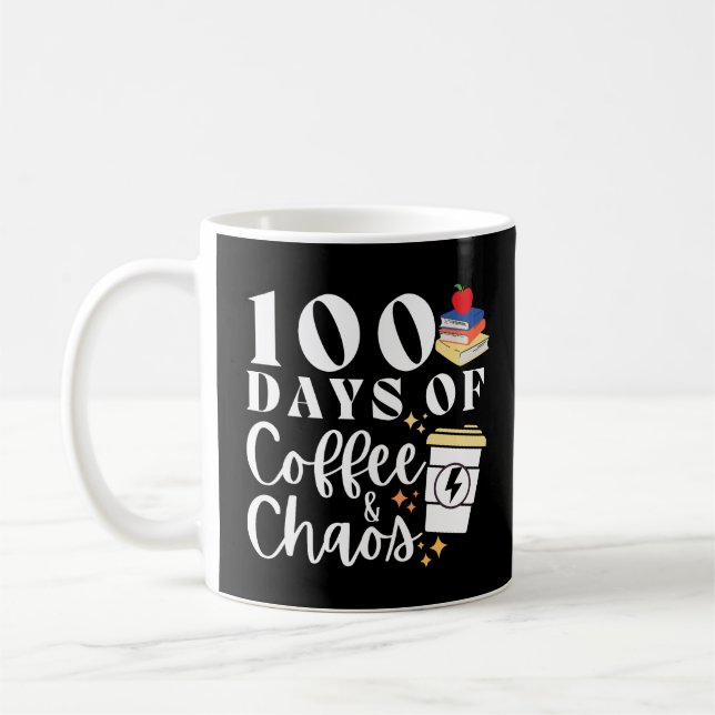 100 Tage Kaffee & Chaos Kaffeetasse (Links)