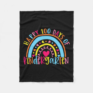 100 Tage Kindergarten 100 Schultag R Fleecedecke