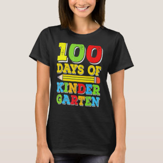 100 Tage Kindergarten 100. Schultag Schüler T-Shirt