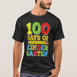 100 Tage Kindergarten 100. Schultag Schüler T-Shirt