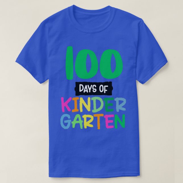100 Tage Kindergarten 8 T-Shirt (Design vorne)