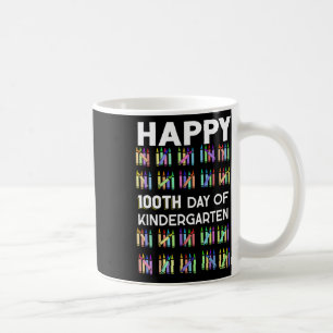 100 Tage Kindergarten glücklicher 100. Schultag Kaffeetasse