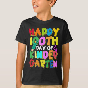 100 Tage Kindergarten Kinder 100. Schultag T-Shirt