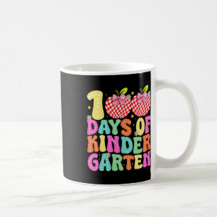100 Tage Kindergarten Mädchen 100. Schultag Kaffeetasse